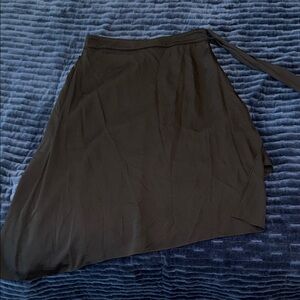 Diane Von Furstenberg Black Asymmetrical Skirt